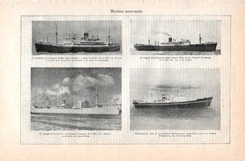 LAMINA V40954: Motobuques Corinthic, Hoegh Silverstream y Thermopylae, Vapor Asia
