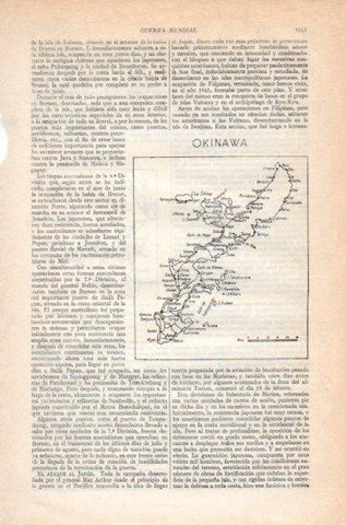 LAMINA V40942: Mapa de Okinawa