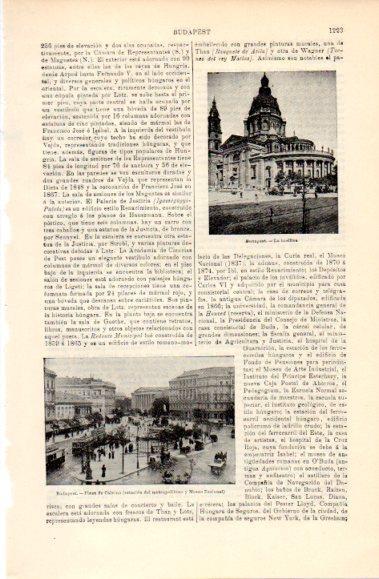 LAMINA V40845: Basilica y Plaza de Calvino en Budapest