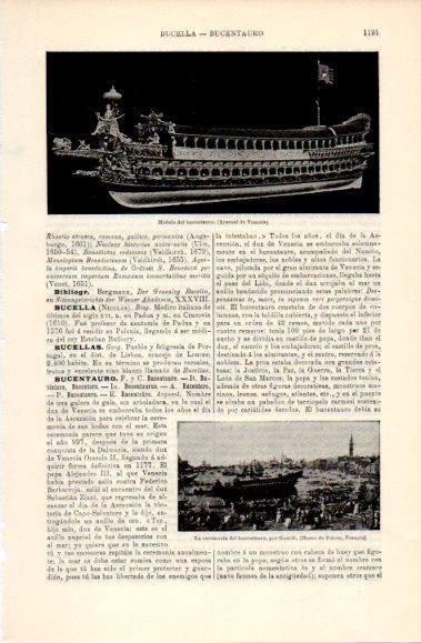 LAMINA V40834: Modelo del bucentauro, Arsenal de Venecia