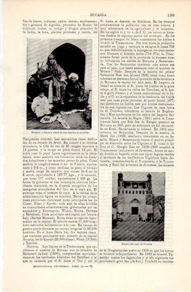 LAMINA V40836: Palacio del emir de Bucaria y familia de Bucaria