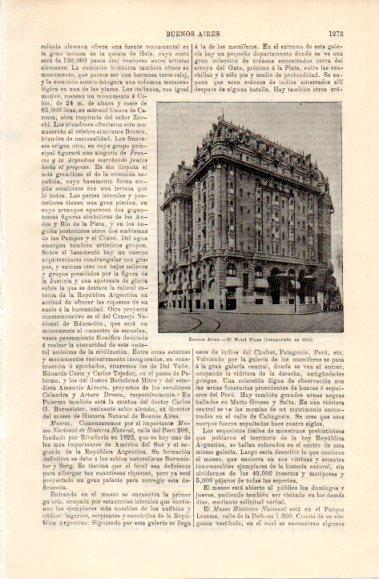 LAMINA V40861: Hotel Plaza en Buenos Aires