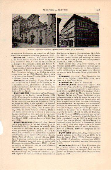 LAMINA V40882: Iglesia de la Trinidad y Palacio Mannelli Riccardi, Florencia