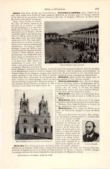 LAMINA V40870: Plaza e iglesia del Señor de los Milagros en Buga, Colombia
