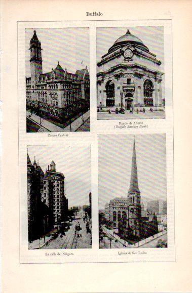 LAMINA V40872: Edificios en Buffalo, Estados Unidos