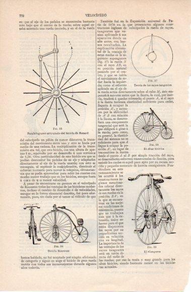 LAMINA V40462: Biciclo Rousseau