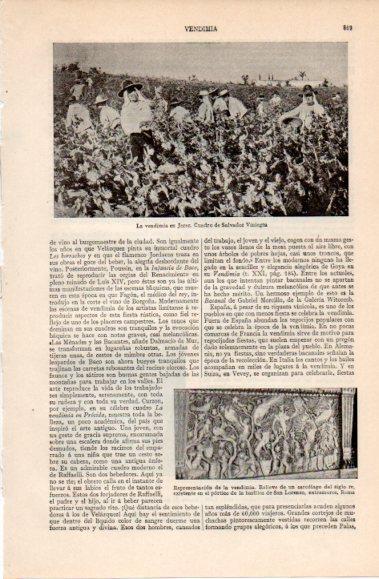 LAMINA V40472: La vendimia en Jerez por Salvador Viniegra