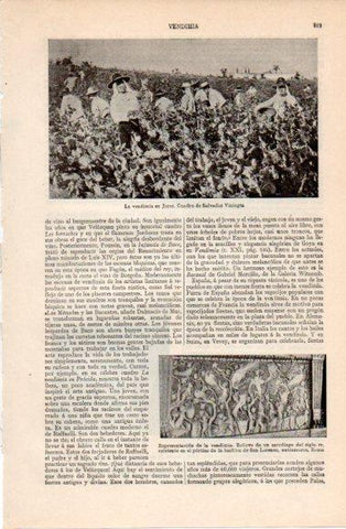 LAMINA V40472: La vendimia en Jerez por Salvador Viniegra