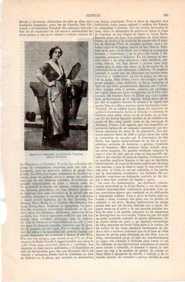 LAMINA V40512: Aguadora veneciana por Eduardo Poupion