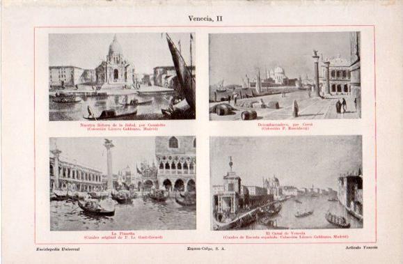 LAMINA V40511: Obras varias de Venecia