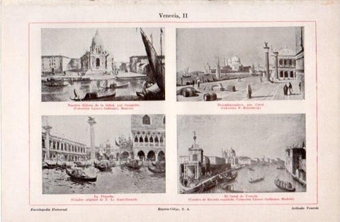 LAMINA V40511: Obras varias de Venecia