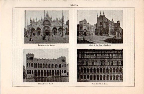 LAMINA V40510: Edificios en Venecia