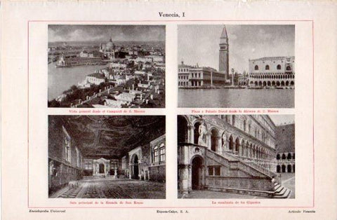 LAMINA V40507: Venecia I vistas