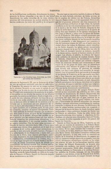 LAMINA V40390: Catedral rusa demolida en 1923  en Varsovia