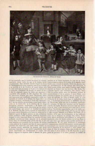 LAMINA V40451: La familia de Velazquez