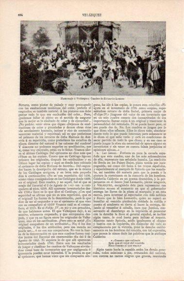 LAMINA V40452: Homenaje a Velazquez por Eduardo Lozano