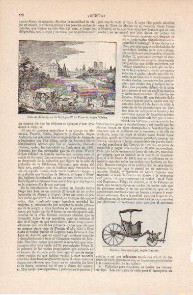 LAMINA V40429: Carroza epoca de Enrique IV de Francia según Merian