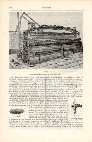 LAMINA V40628: Maquina de bordar