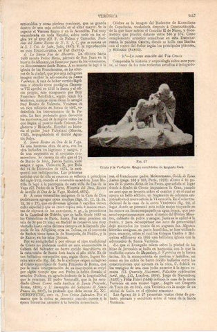 LAMINA V40616: Cristo y la Veronica por Augusto Carh