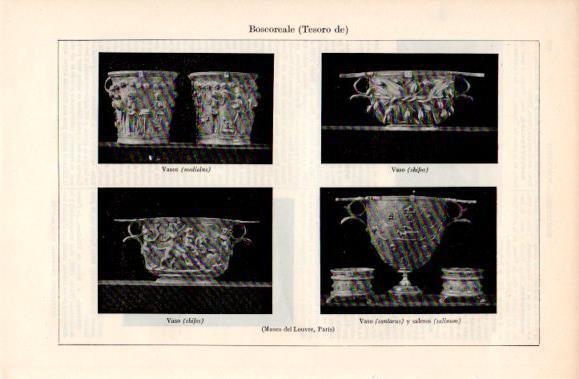 LAMINA V40662: Tesoro de Boscoreale vasos