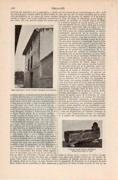 LAMINA V40556: Casa y cuna de Mosen Jacinto Verdaguer
