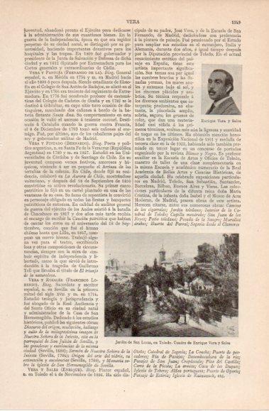LAMINA V40548: Enrique Vera y Sales