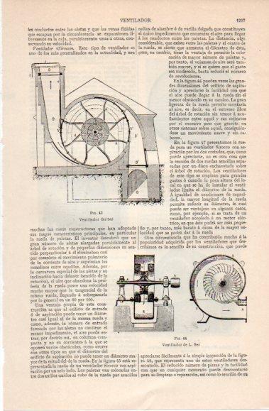 LAMINA V40532: Ventilador Guibal
