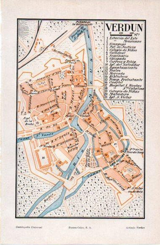 LAMINA V40590: Plano de Verdun