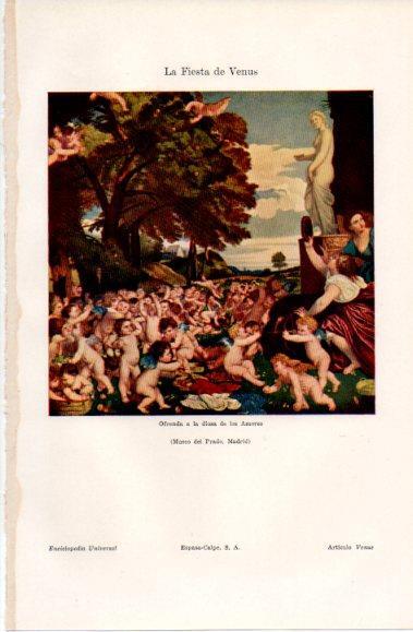 LAMINA V40571: La Fiesta de Venus