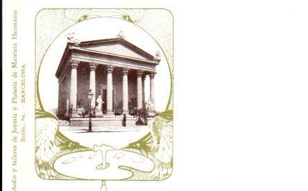 POSTAL PV10862: Estudios y talleres de Joyeria y Plateria de Masriera Hermanos