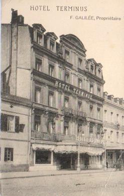 POSTAL PV10835: Hotel Terminus, F. Galilee propietaire