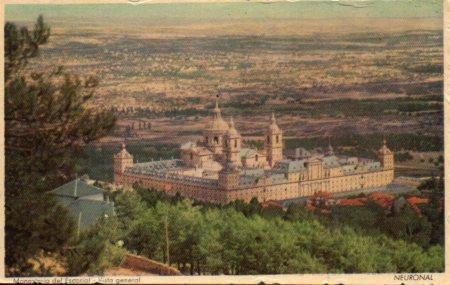 POSTAL PV10895: Vista general del Escorial