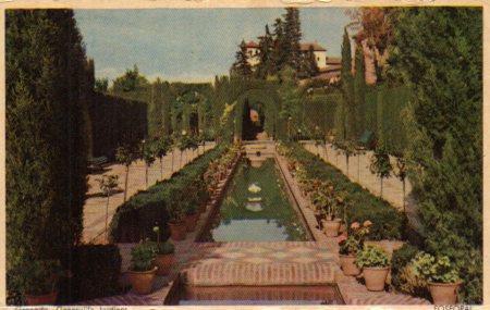 POSTAL PV10896: Jardines de El Generalife, Granada