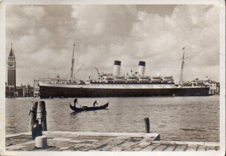 POSTAL PV10908: Motorschiff Monte Cervantes