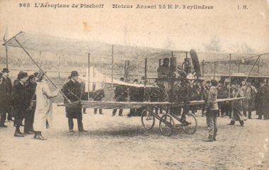POSTAL PV10776: Aeroplane de Pischoff