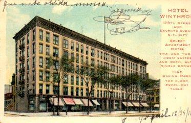 POSTAL PV10762: Hotel Winthrop, New York
