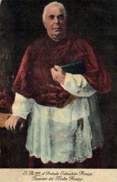 POSTAL PV10742: Prelado Sebastian inventor del Malte Kneipp