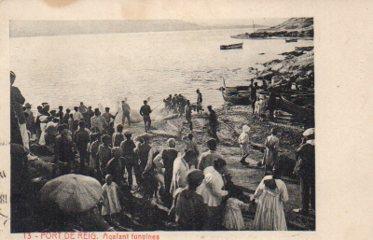 POSTAL PV10748: Pont de Reig, Agafant tunyines