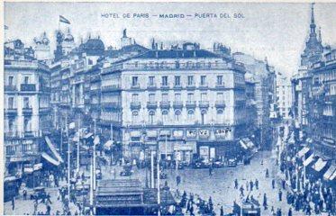POSTAL PV10753: Hotel de Paris, Madrid