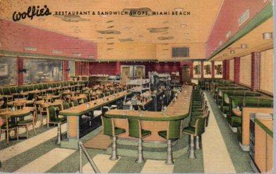 POSTAL PV10814: Wolfie's restaurant & sandwich, Miami Beach