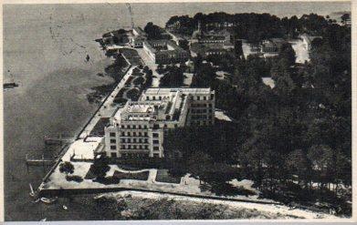 POSTAL PV10823: Gran Hotel La Toja vista aerea