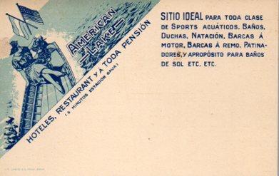 POSTAL PV10793: American Lake publicidad en Gava