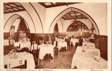 POSTAL PV10795: Hotel Astoria & Belgrano ristorante, Genova