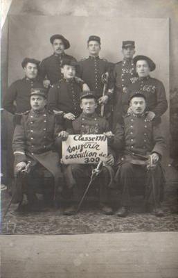 POSTAL PV11016: Classe 1908. Souvenir execution de 300