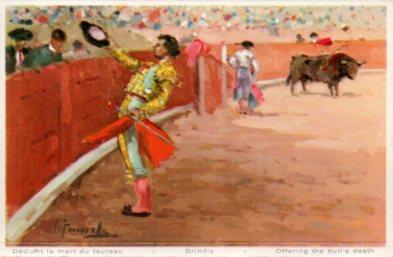 POSTAL PV11044: Corrida de toros. Brindis