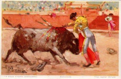 POSTAL PV11046: Corrida de toros. Estocada