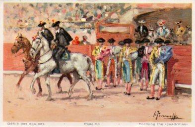 POSTAL PV11048: Corrida de toros. Paseillo