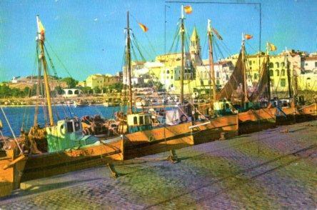 POSTAL PV11050: El puerto de Palamos, Costa Brava