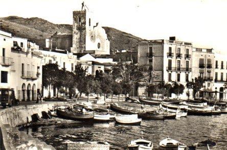 POSTAL PV11055: Detalle Port de la Selva