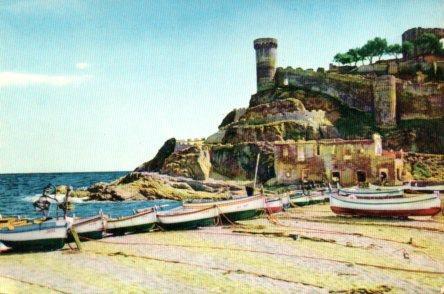 POSTAL PV11056: Murallas de Tossa de Mar
